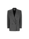 Saint Laurent Jackets In Gray