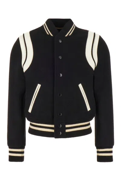 Saint Laurent Jackets In Black