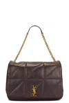 Saint Laurent Jamie 4.3 Leather Shoulder Bag In Dark Sweet Choco