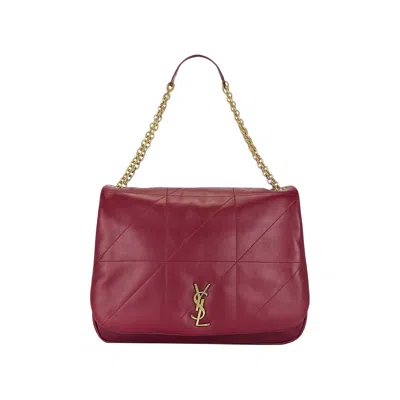 Pre-owned Saint Laurent Jamie 4.3 Chain Bag 'wine' In Red