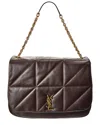 Saint Laurent Jamie 4.3 Large Leather Shoulder Bag In Brown