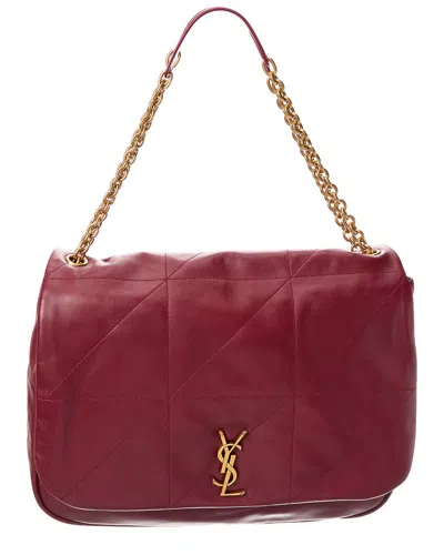 Saint Laurent Jamie 4.3 Large Leather Shoulder Bag In Red