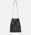 Saint Laurent Jamie 4.3 Pochon Ysl Shoulder Bag In Quilted Leather In Black