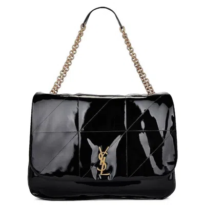Saint Laurent Jamie 4.3 Leather Chain Bag In Black