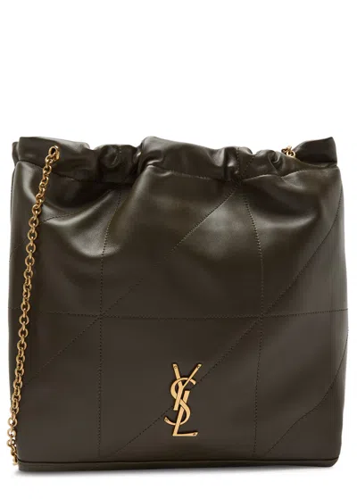 Saint Laurent Jamie 4.3 Leather Shoulder Bag In Green