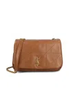 Saint Laurent Jamie 4.3 Small Ysl Shoulder Bag In Quilted Smooth Leather In Light Fox