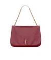 Saint Laurent Jamie 4.3 Logo Plaque Shoulder Bag In Red