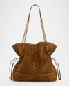 Saint Laurent Jamie 4.3 Medium Drawstring Suede Shoulder Bag