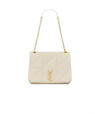 Saint Laurent Jamie 4.3 Medium In Lambskin In Vintage White