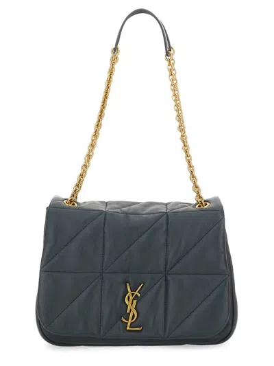 Saint Laurent Jamie 4.3 Medium In Pelle Di Agnello In Blue