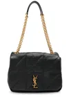 Saint Laurent Jamie 4.3 Medium Leather Shoulder Bag In Black