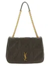 Saint Laurent Medium Shoulder Bag Featuring Chain Strap In Gray