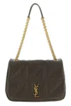 Saint Laurent Medium Shoulder Bag Featuring Chain Strap In Green
