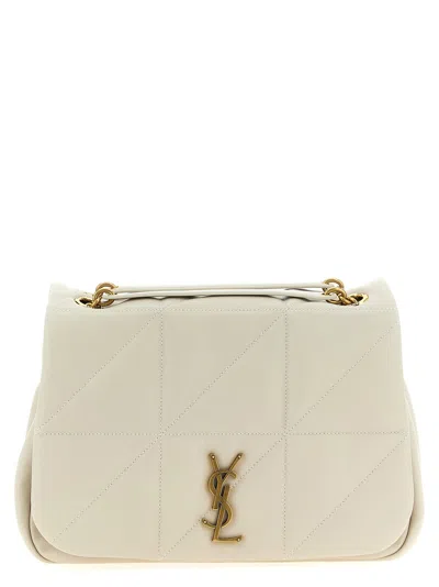 Saint Laurent Jamie 4.3 Medium Shoulder Bags White