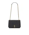 Saint Laurent Women Mini Jamie 4.3 Chain Bag In Lamb Leather In Black