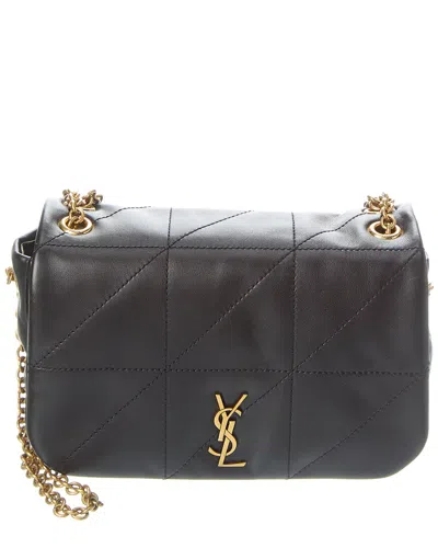 Saint Laurent Jamie 4.3 Mini Leather Chain Shoulder Bag In Black