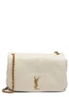 Saint Laurent Jamie 4.3 Mini Leather Shoulder Bag In White