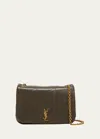 Saint Laurent Jamie 4.3 Mini Patchwork Leather Shoulder Bag In 3212 Light Musk