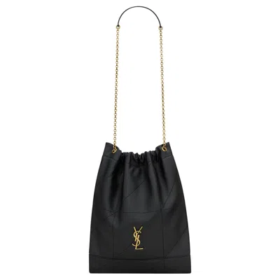 Pre-owned Saint Laurent Jamie 4.3 Pochon 'noir' In Black