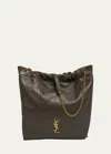 Saint Laurent Jamie 4.3 Pochon Ysl Shoulder Bag In Quilted Leather In 3212 Light Musk