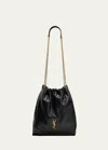 Saint Laurent Jamie 4.3 Pochon Ysl Shoulder Bag In Quilted Leather In Black