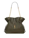 Saint Laurent Lambskin Jamie 4.3 Shoulder Bag In Green