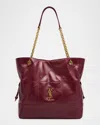 Saint Laurent Jamie 4.3 Shopping Tote Bag In Quilted Leather In Dark Bordeaux