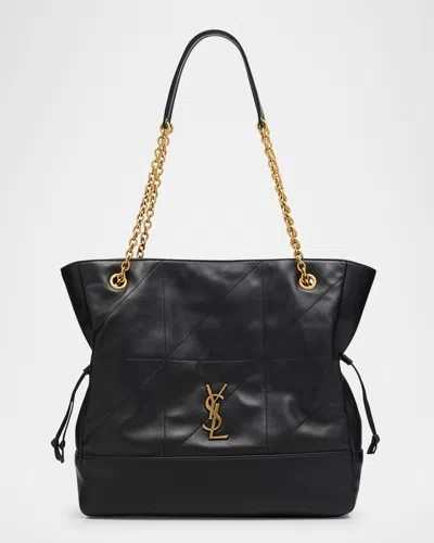 Saint Laurent Jamie 4.3 Shopping Tote Bag In Quilted Leather In Nero