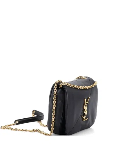 Pre-owned Saint Laurent Jamie 4.3 Shoulder Bag Quilted Leather Nano Crossbody Bag In Black