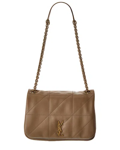 Saint Laurent Jamie 4.3 Small Leather Shoulder Bag In Brown