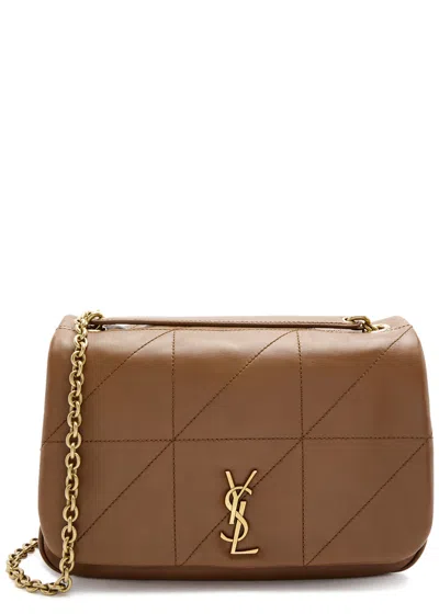 Saint Laurent Jamie 4.3 Small Leather Shoulder Bag In Brown