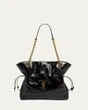 Saint Laurent Large Jamie Nappa Leather Tote Bag In Black
