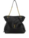 Saint Laurent Women Black Nappa Leather Jamie 4.3 Bucket Bag In Black