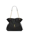 Saint Laurent Jamie 4.3 Shopping Tote Bag In Quilted Leather In Black