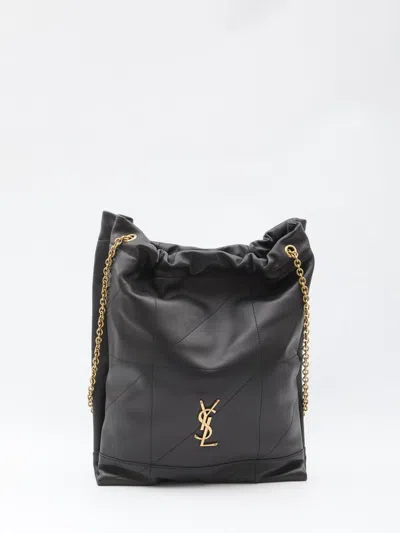 Saint Laurent Jamie Bag In Lamb Leather In Black