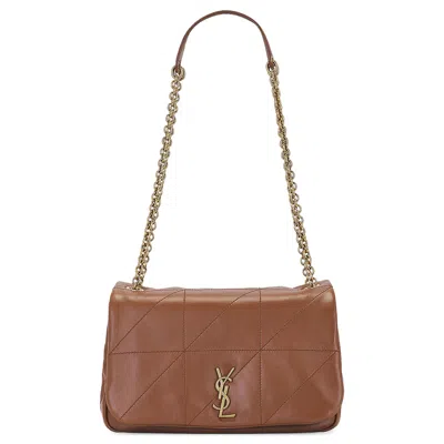 Pre-owned Saint Laurent Jamie Bag 'light Fox' In Brown