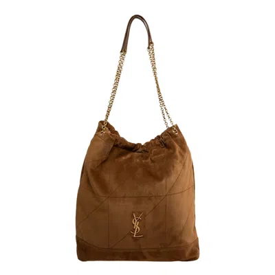 Pre-owned Saint Laurent Jamie Large Pochon 'caramel Cognac' | Brown | Women's Size Onesize