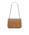 Saint Laurent Jamie Leather Shoulder Bag In Brown