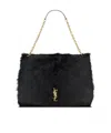 Saint Laurent Jamie Logo Shoulder Bag In Black