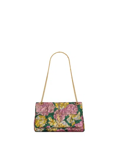 Saint Laurent Jamie Medium In Brocade In Multicolor