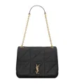 Saint Laurent Jamie Medium Lambskin Flip Shoulder Bag In Black