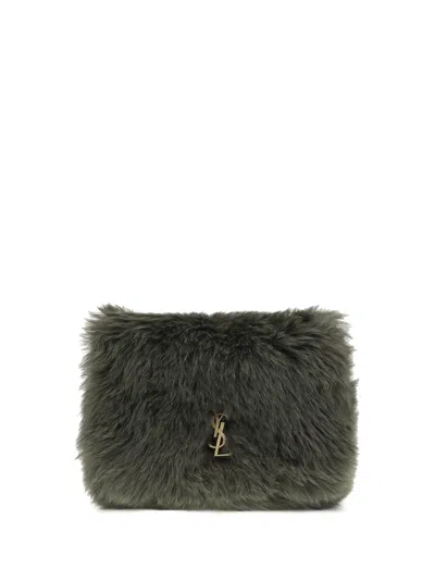 Saint Laurent Jamie Medium Shearling Shoulder Bag