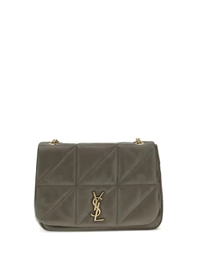 Saint Laurent Jamie Medium Shoulder Bag In Gray