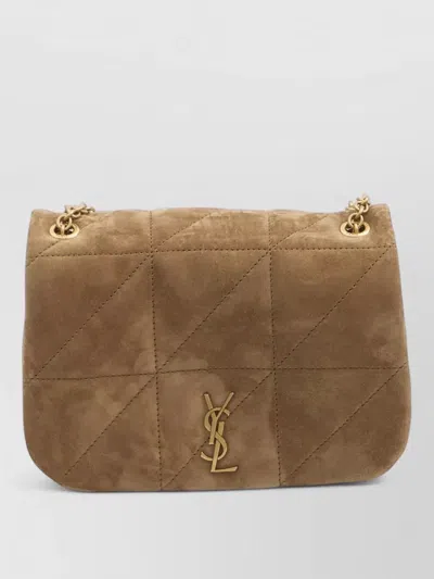 Saint Laurent Jamie Mini Suede Shoulder Bag Chain