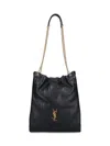 Saint Laurent "jamie Pochon" Bucket Bag In Black  