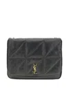 Saint Laurent Jamie Quilted Shoulder Bag In Black