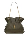 Saint Laurent Lambskin Jamie 4.3 Shoulder Bag In Green