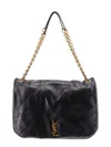 Saint Laurent Woman Black Nappa Leather Jamie 4.3 Shoulder Bag In Black