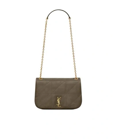 Saint Laurent Jamie Shoulder Bag In Brown