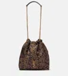 Saint Laurent Jamie Silk Twill Shoulder Bag